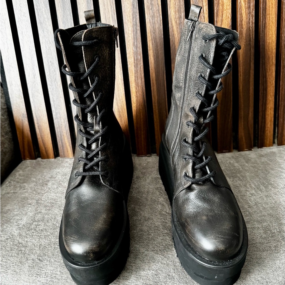 Free People Women’s Black Leather Boots